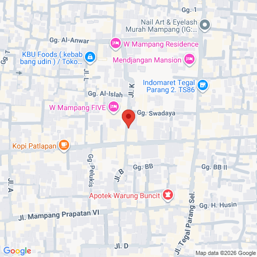 แผนที่ของ (Jakarta Selatan, Jakarta)